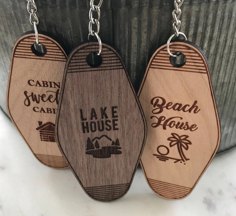 Bamboo Motel Style Keychain 2