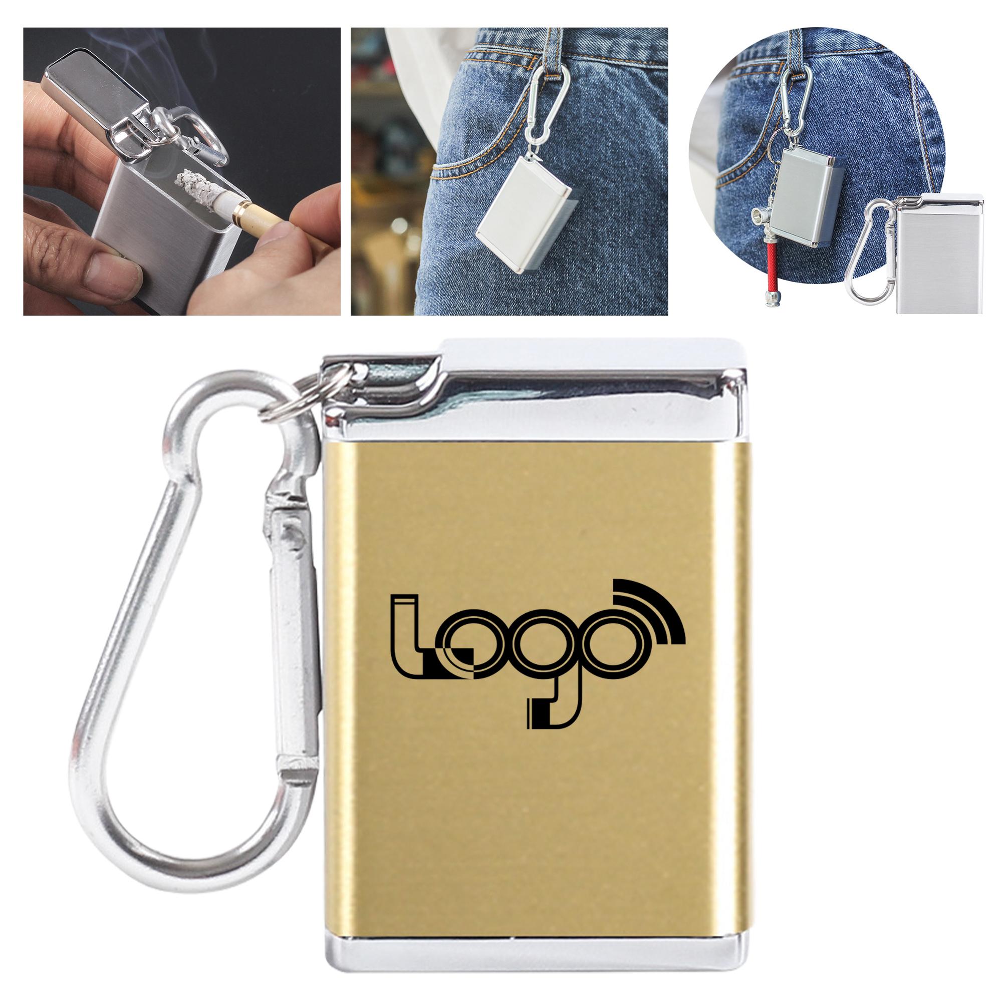 Sleek and Durable Pocket Ashtray with Odor Control 1