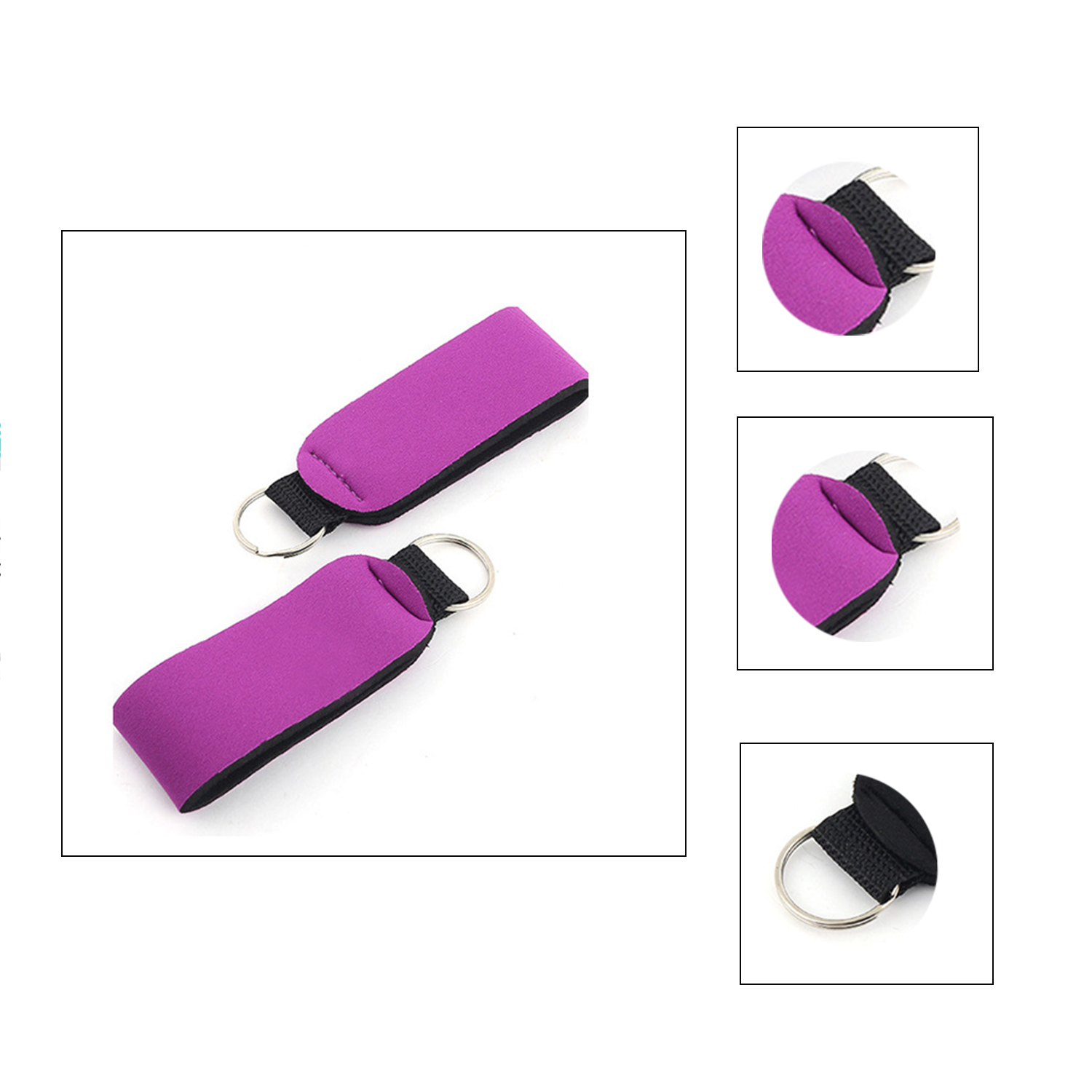 Neoprene Wristband Keychain 2