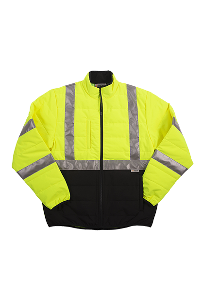 Xtreme Visibility Puffer Quilted Jacket 1