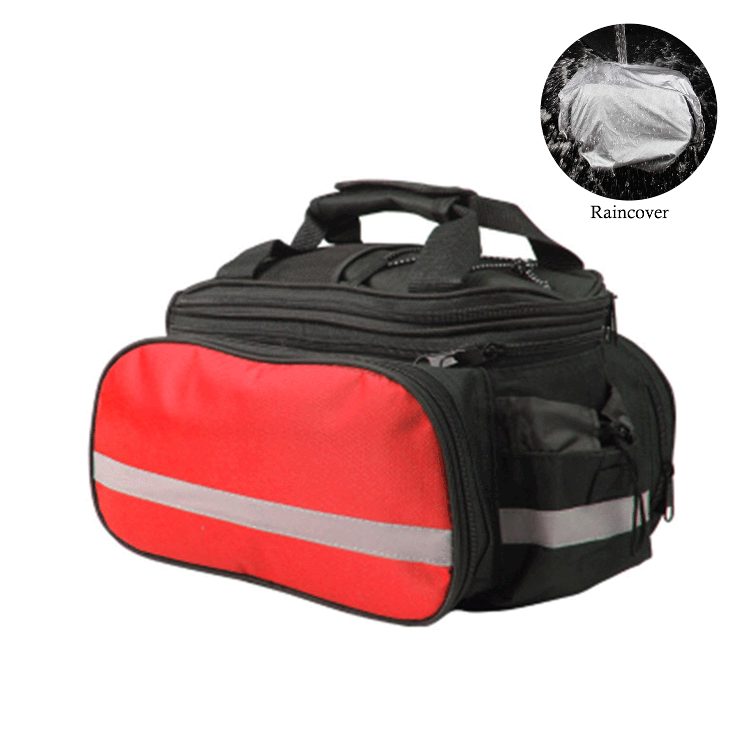 27L Expandable Bicycle Riding Rear Seat Rack Trunk Bag 10