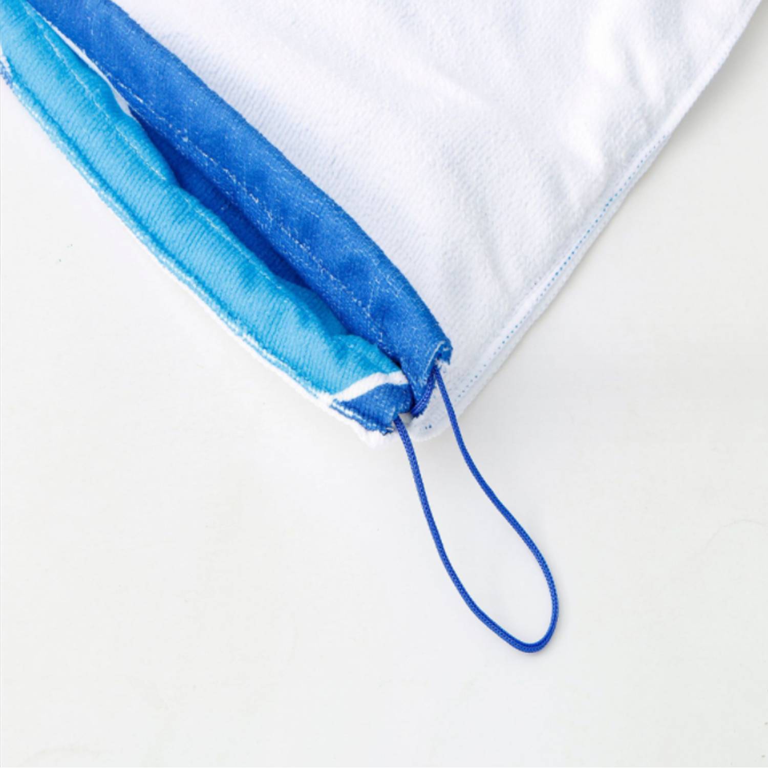 Custom 2-in-1 Microfber Towel Drawstring Backpack 5