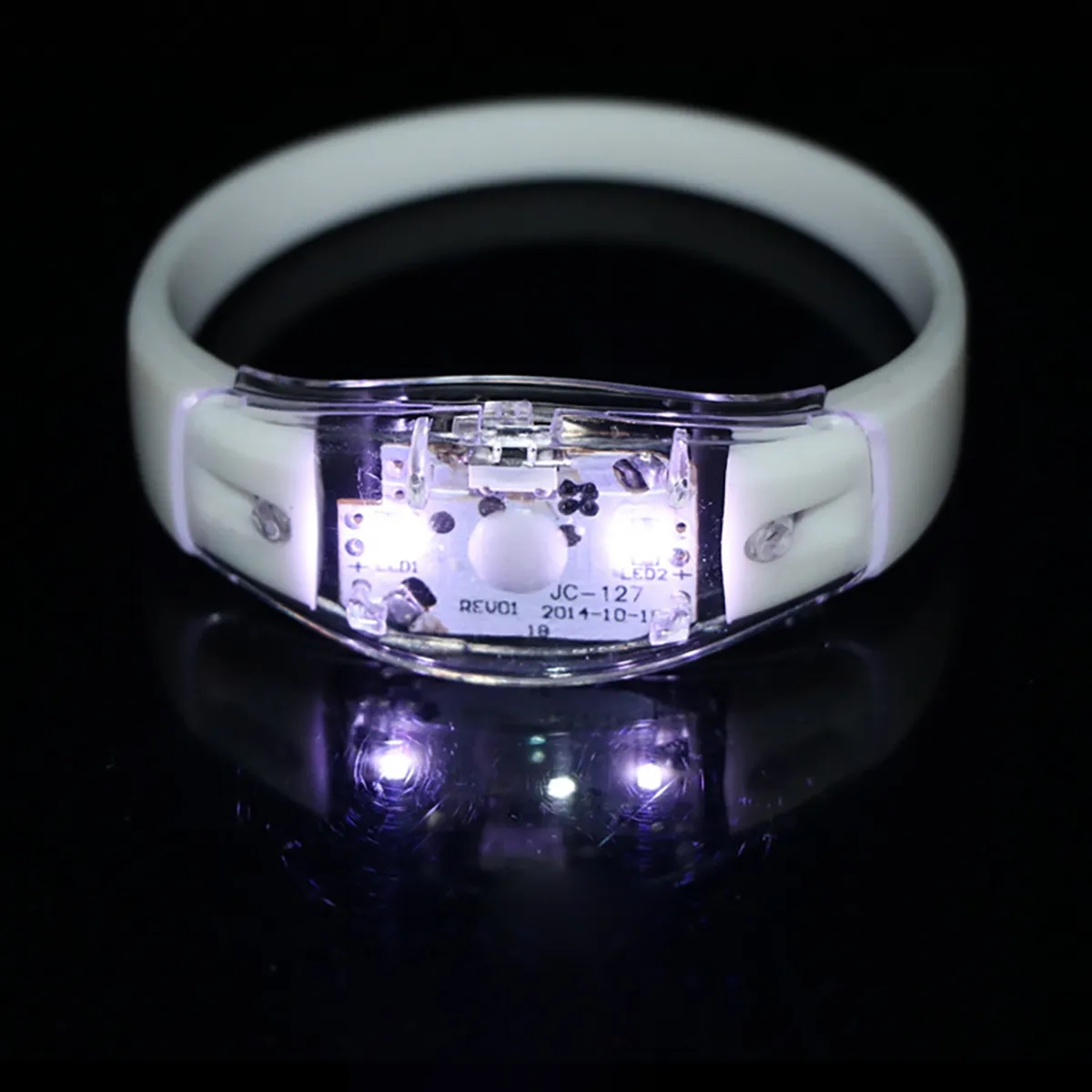 Promotional Sound Activated Bracelets Bangle LED Wristbands 7