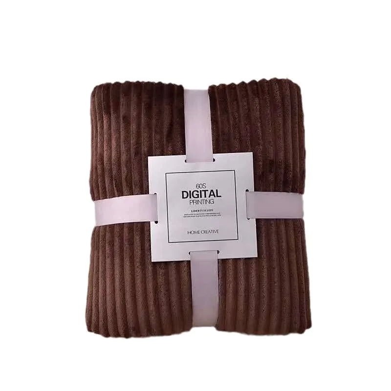 Flannel coral fleece thickened autumn and winter blanket 3