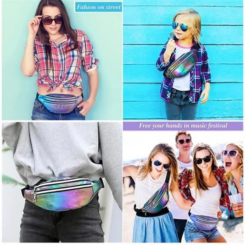 Holographic Waist Bags Cross Body Fanny Pack 3