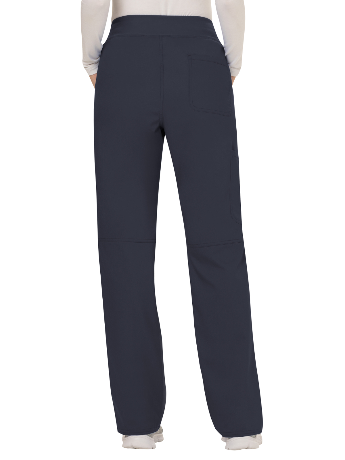 Cherokee - Workwear Revolution - Women's 4-Pocket Mid Rise Straight Leg Pull-on Pant 70