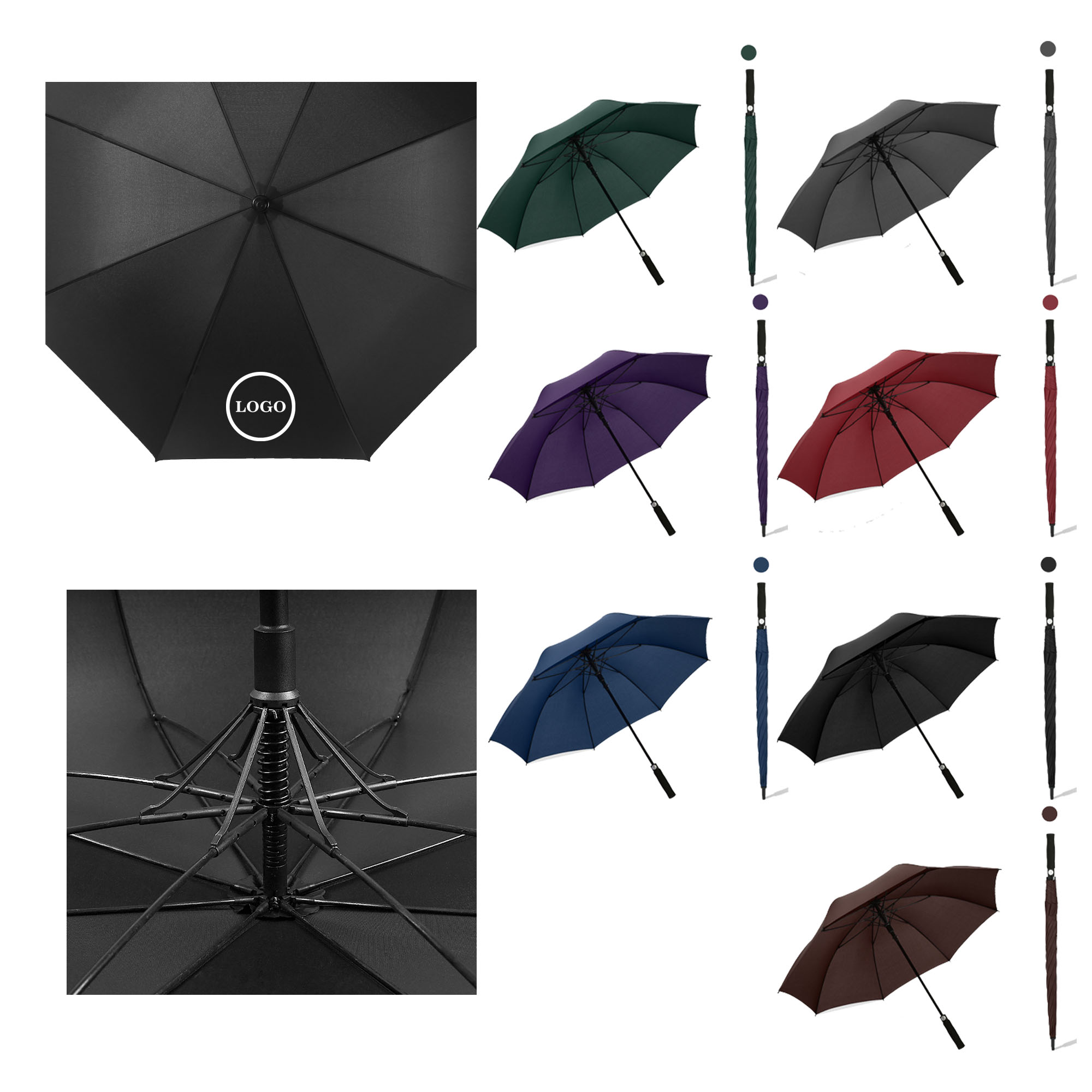 MOQ50 Golf Long-Handled Umbrella 1