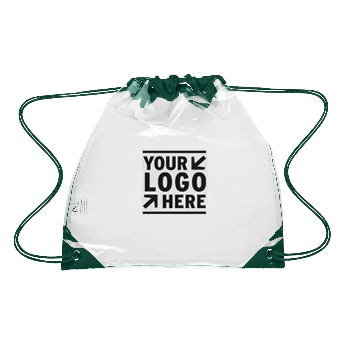 Clear PVC Drawstring Bag 4