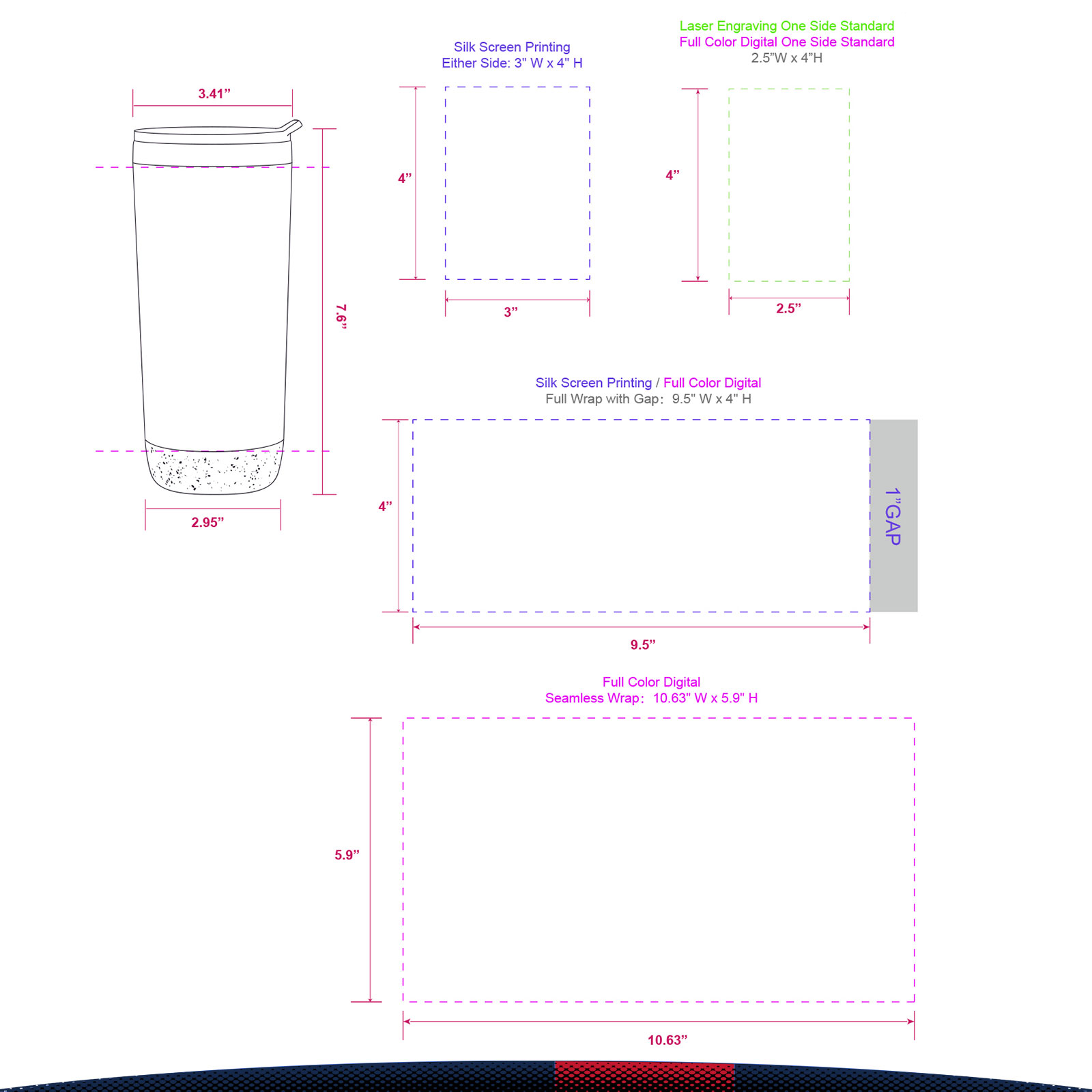 22 oz. Stainless Steel Tumblers 8