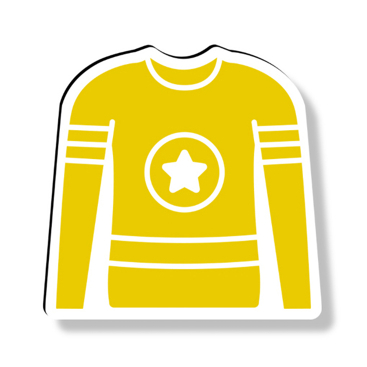 Custom .035 Magnet 5 to 6 sq/in Screen-printed, White Matte Vinyl Topcoat