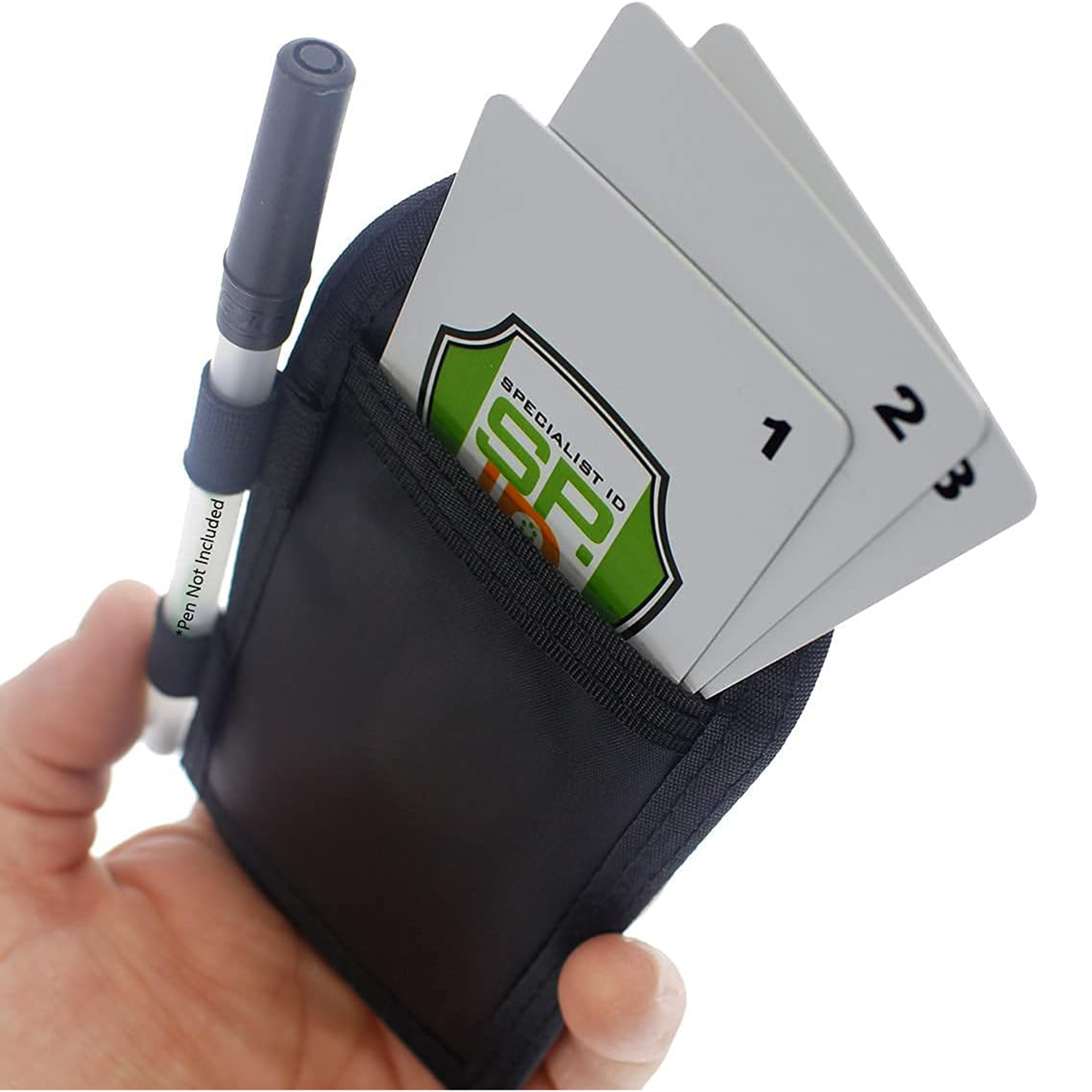 Polyester Work Badge Cover W/ Pen Holder 5