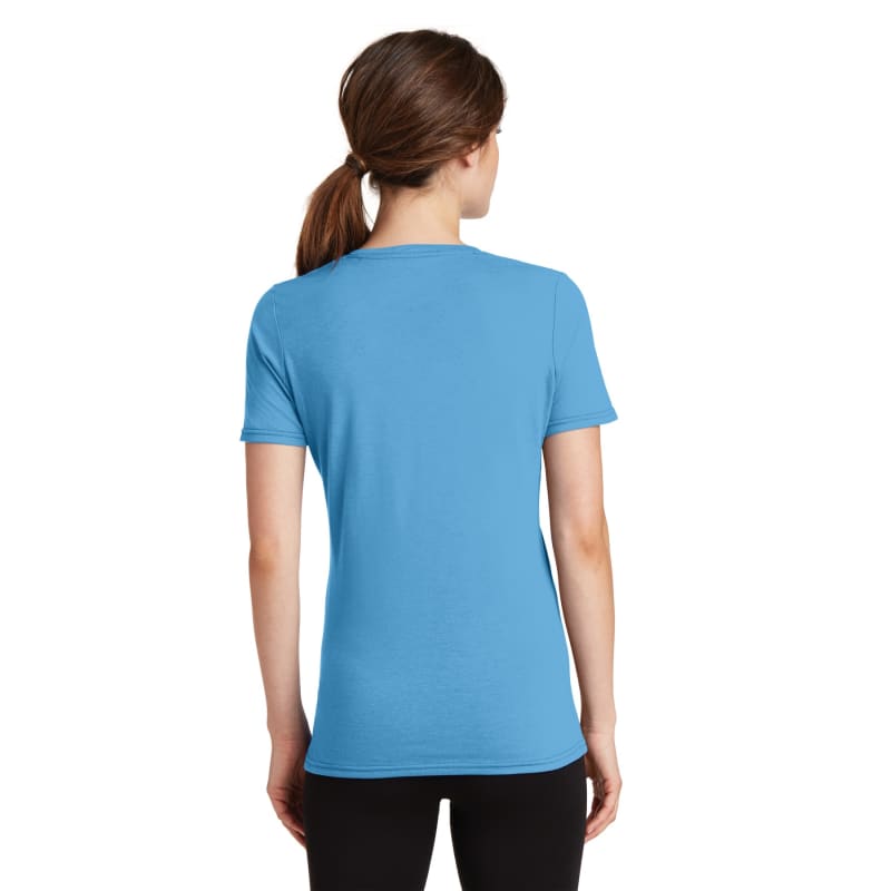 Port & Company Women's Performance Blend V-Neck Tee. 44