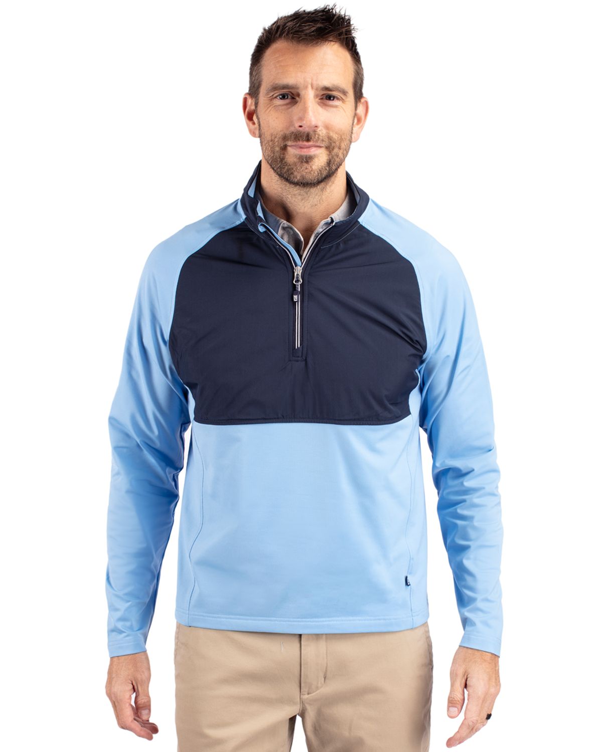 Adapt Eco Knit Hybrid Recycled Mens Quarter Zip