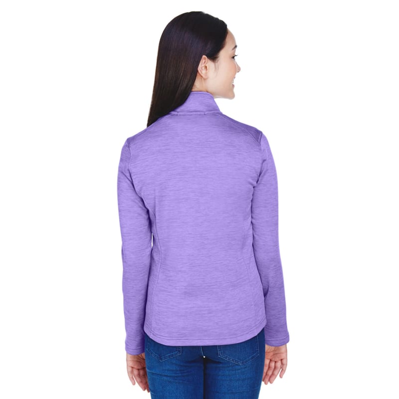 Devon & Jones Ladies' Newbury Mélange Fleece Quarter-Zip 9