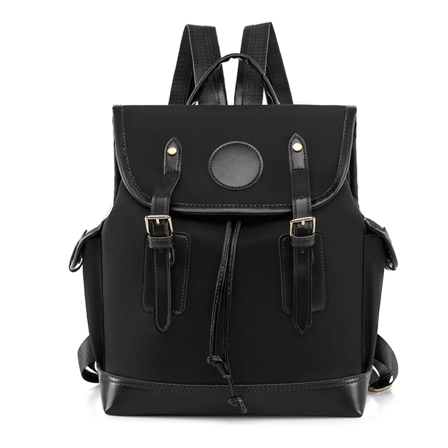 Oxford PU leather casual and large capacity backpack 17