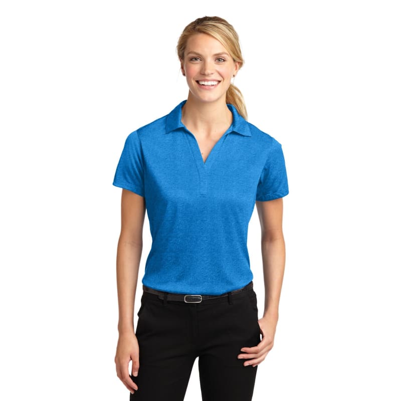 Sport-Tek Women's Heather Contender Polo. 18