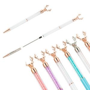 Diamond Dear Head Metal Pen 3