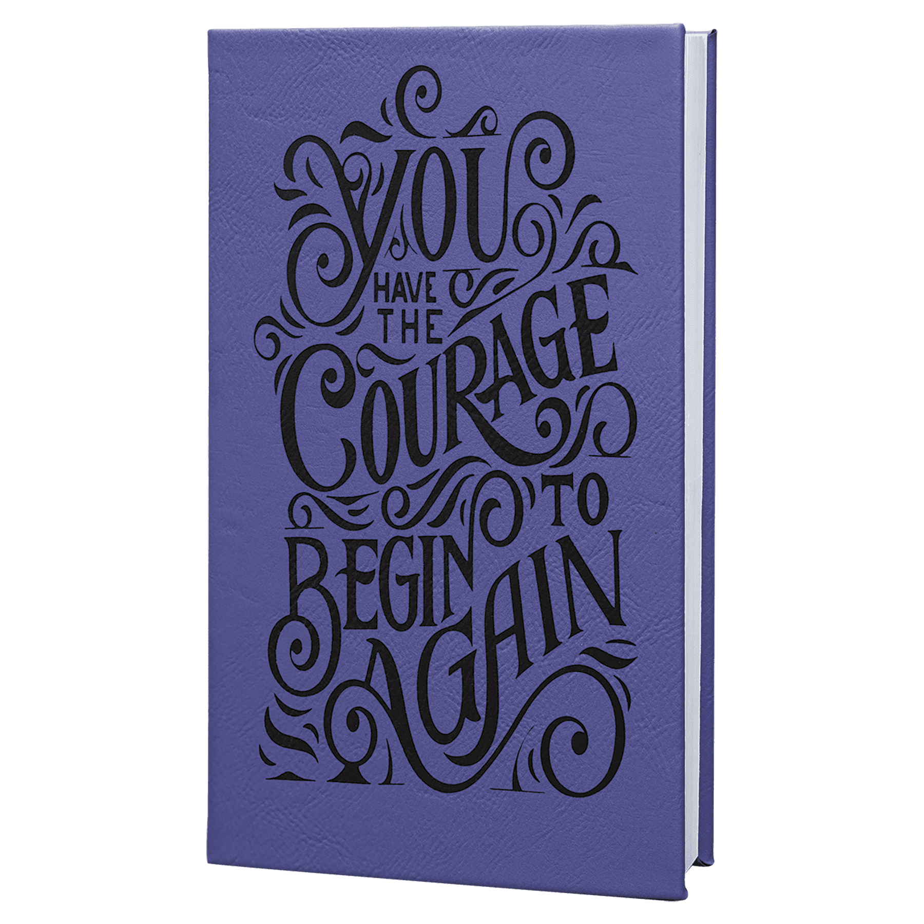 5.25" X 8.25" Laserable Leatherette Journal With Lined Notepad 1