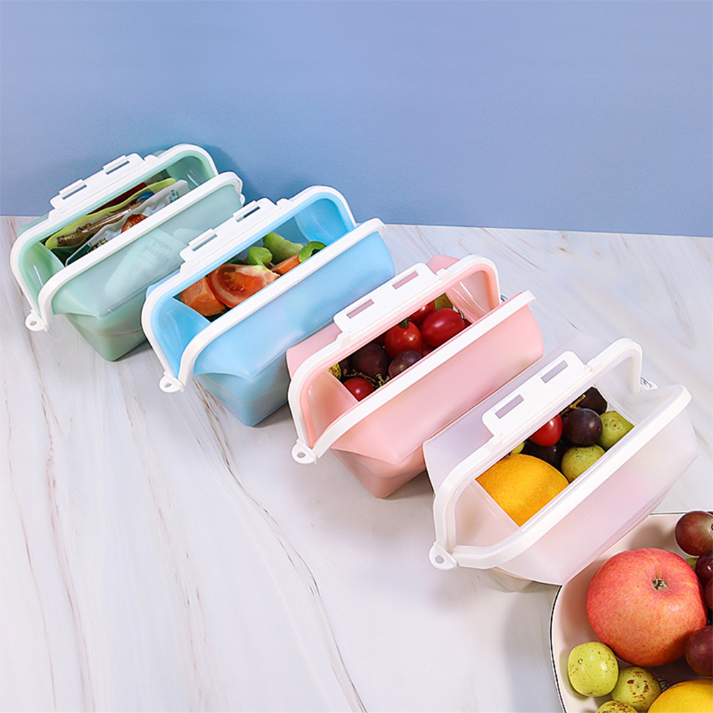 Silicone Foldable Lunch Box 1
