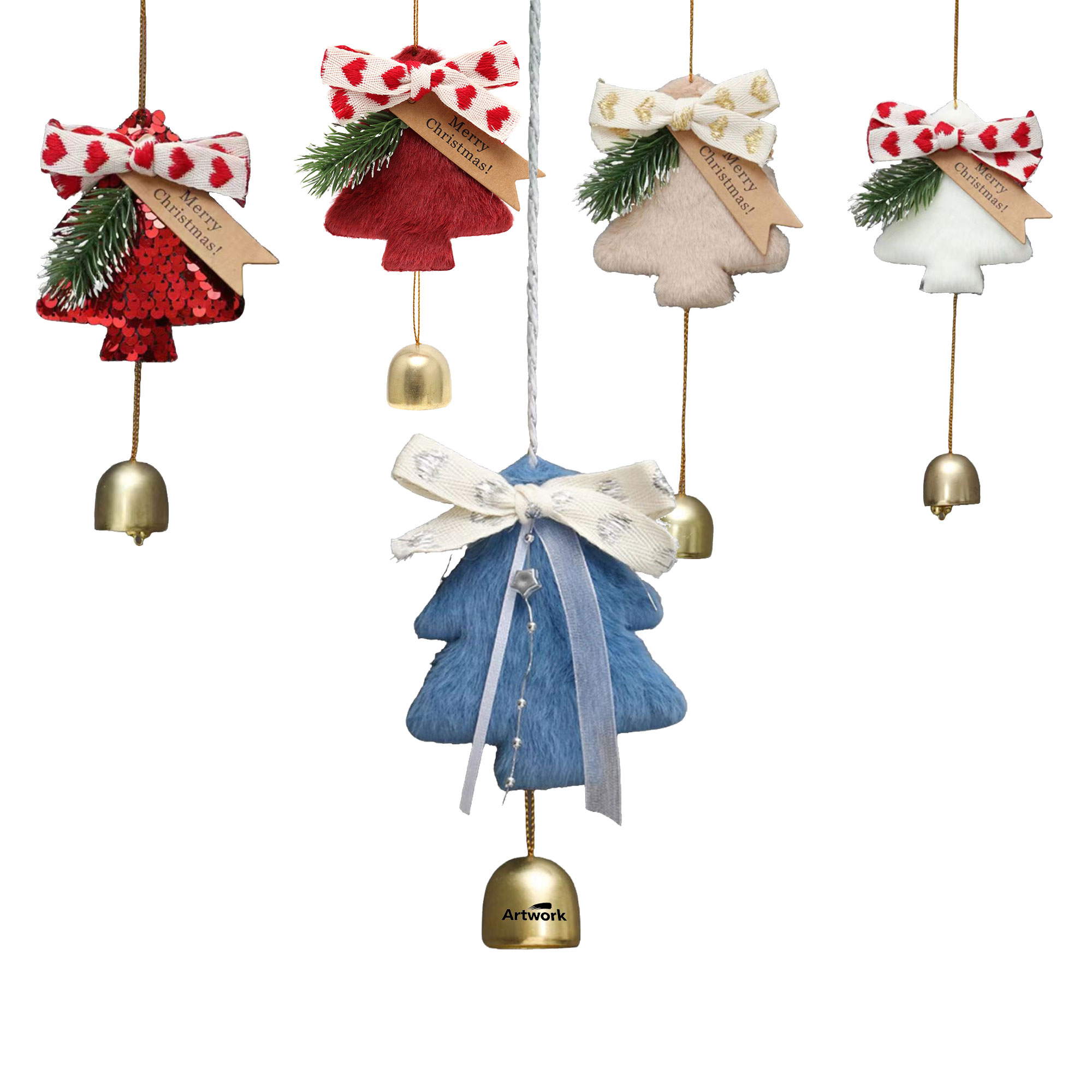 Christmas Tree Jingle Bell Ornament 4