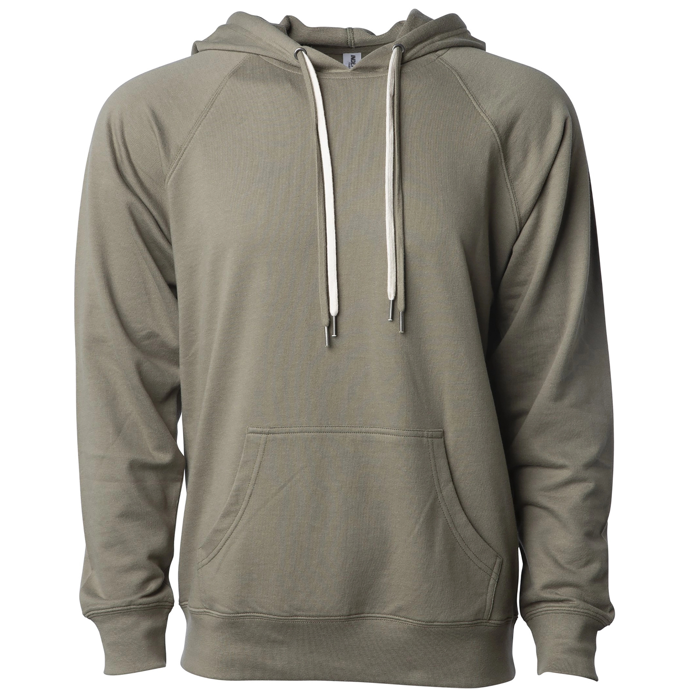 Unisex Lightweight Loopback Terry Hooded Pullover 9