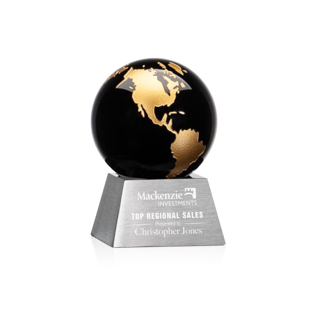 Ryegate Globe Award - Black/Gold 3