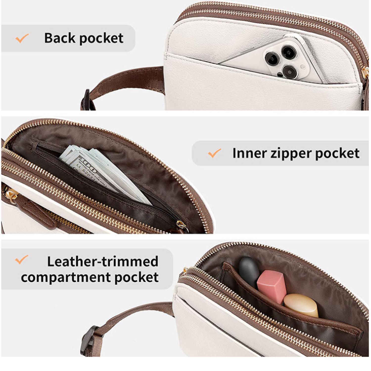 Waterproof multifunctional crossbody bag 7