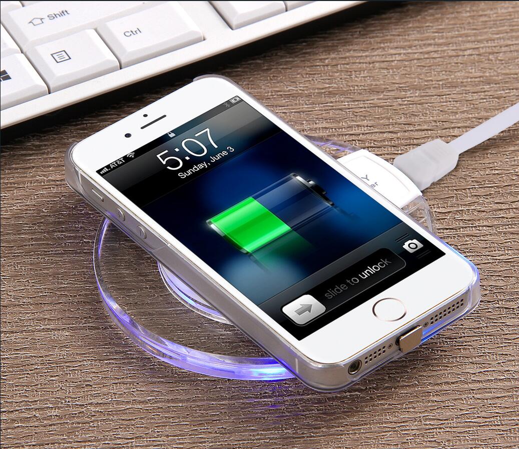 Wireless Phone Charger Qi-Certified Fast Charging Dock Pad 1
