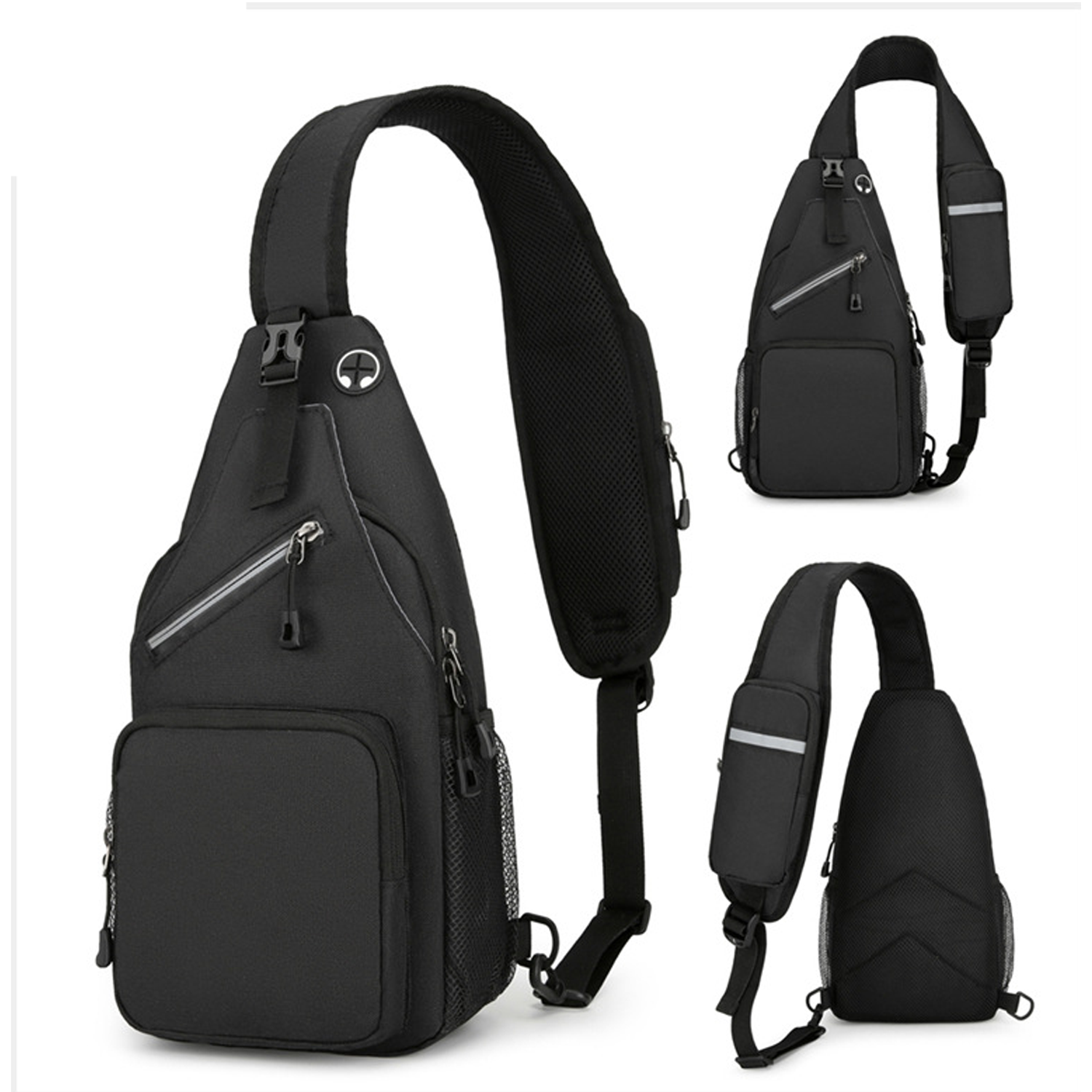 Waterproof Sling Crossbody Chest Bag Travel Hiking Backpack 3
