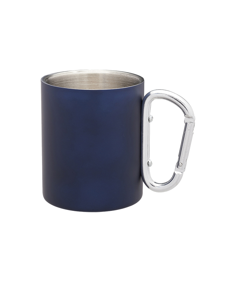 Union Printed - 10 oz. Carabiner Handle Stainless Steel Mugs 7
