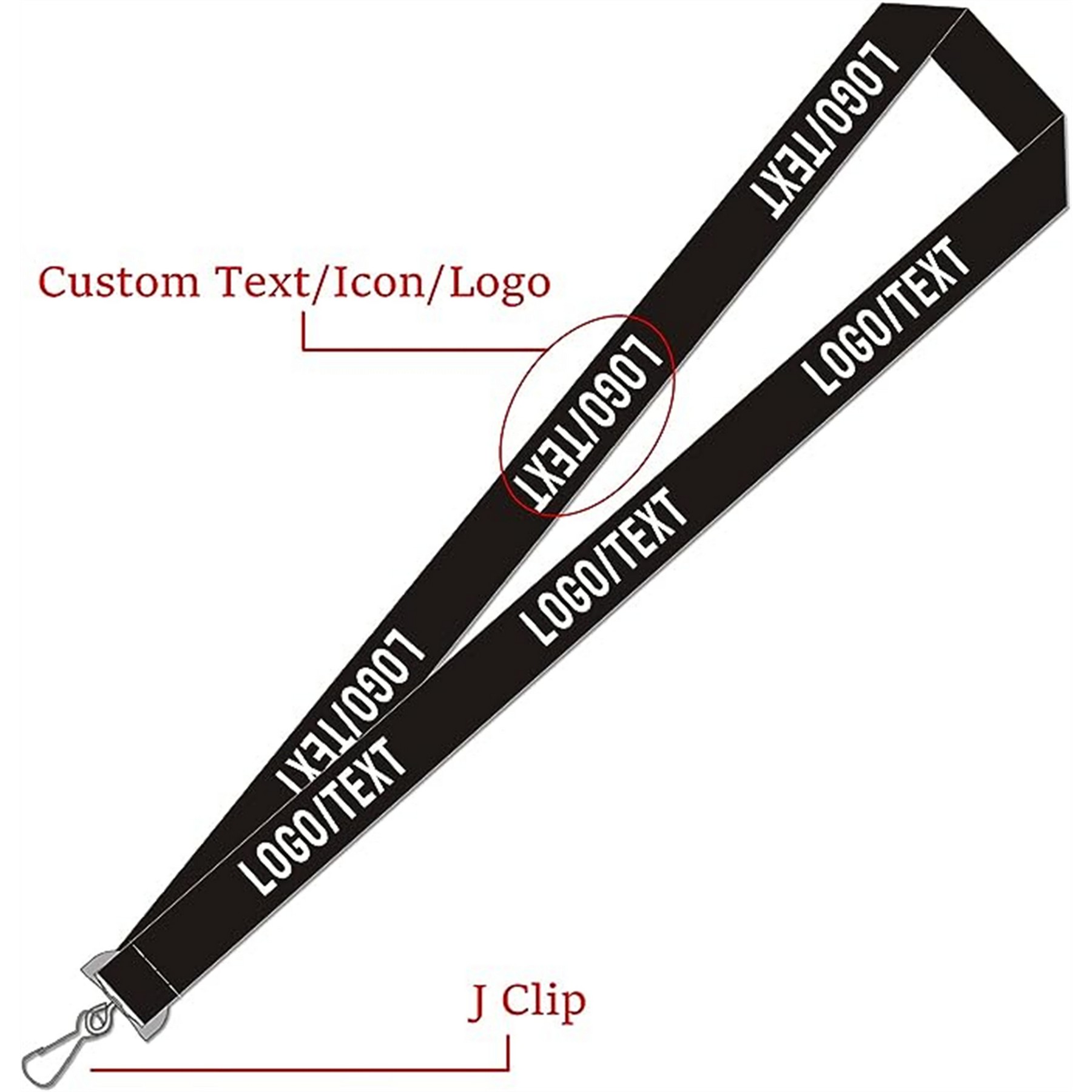 Custom Lanyard With J Clip 3
