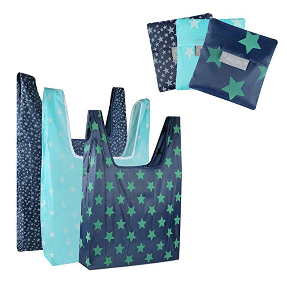 Reusable oxford cloth folding shopping bag large supermarket tote bag 14