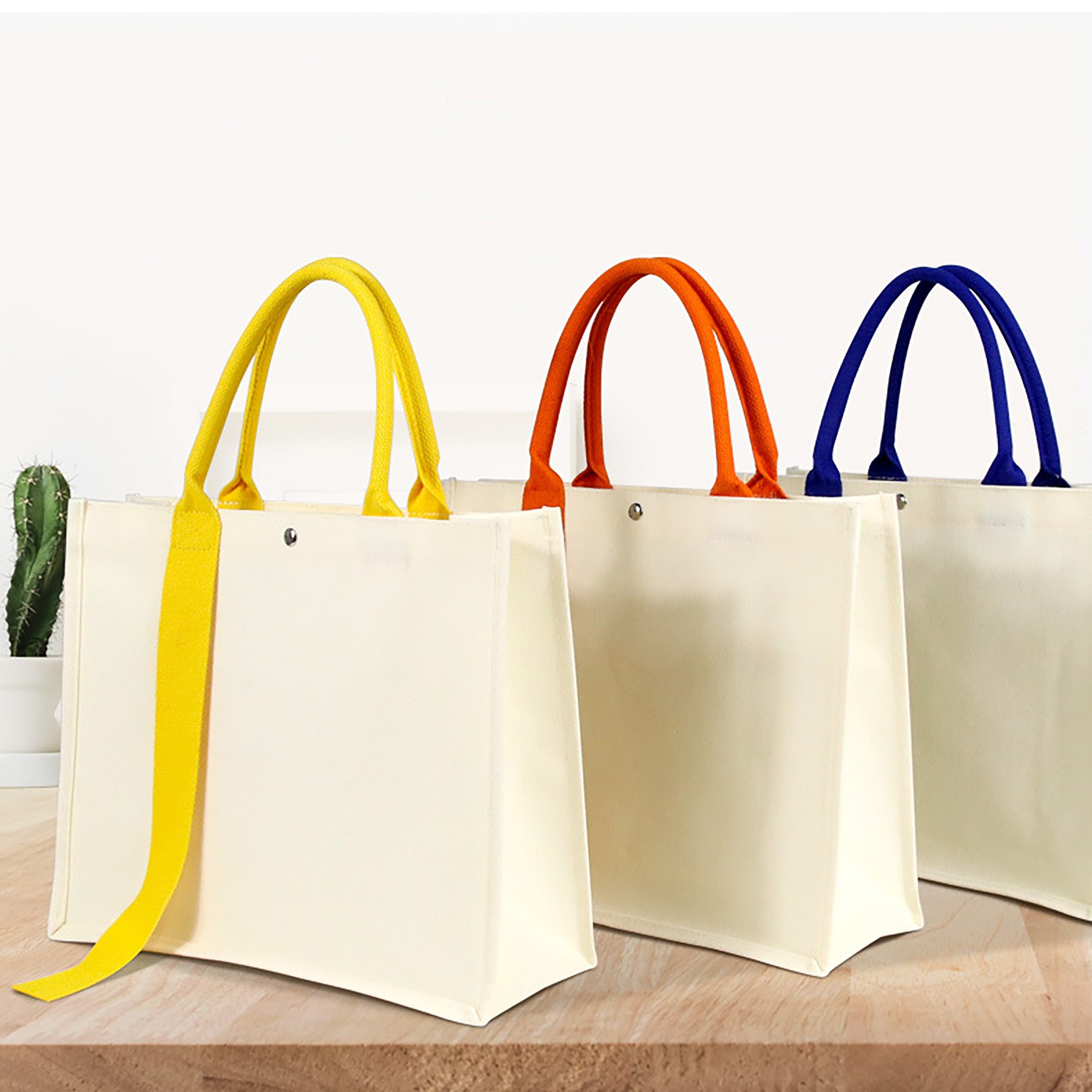 Canvas Tote Bag Shopping Bags, custom tote bag with logo imprint 6