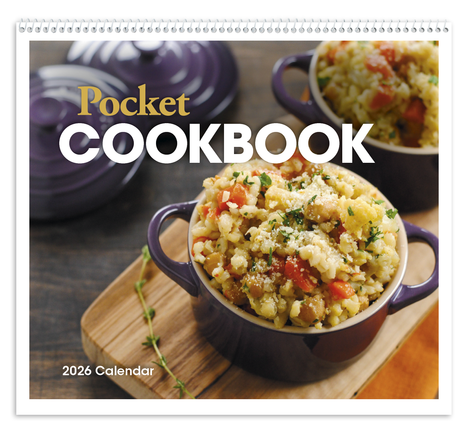 HotLine® Products Pocket Cookbook Calendar 66