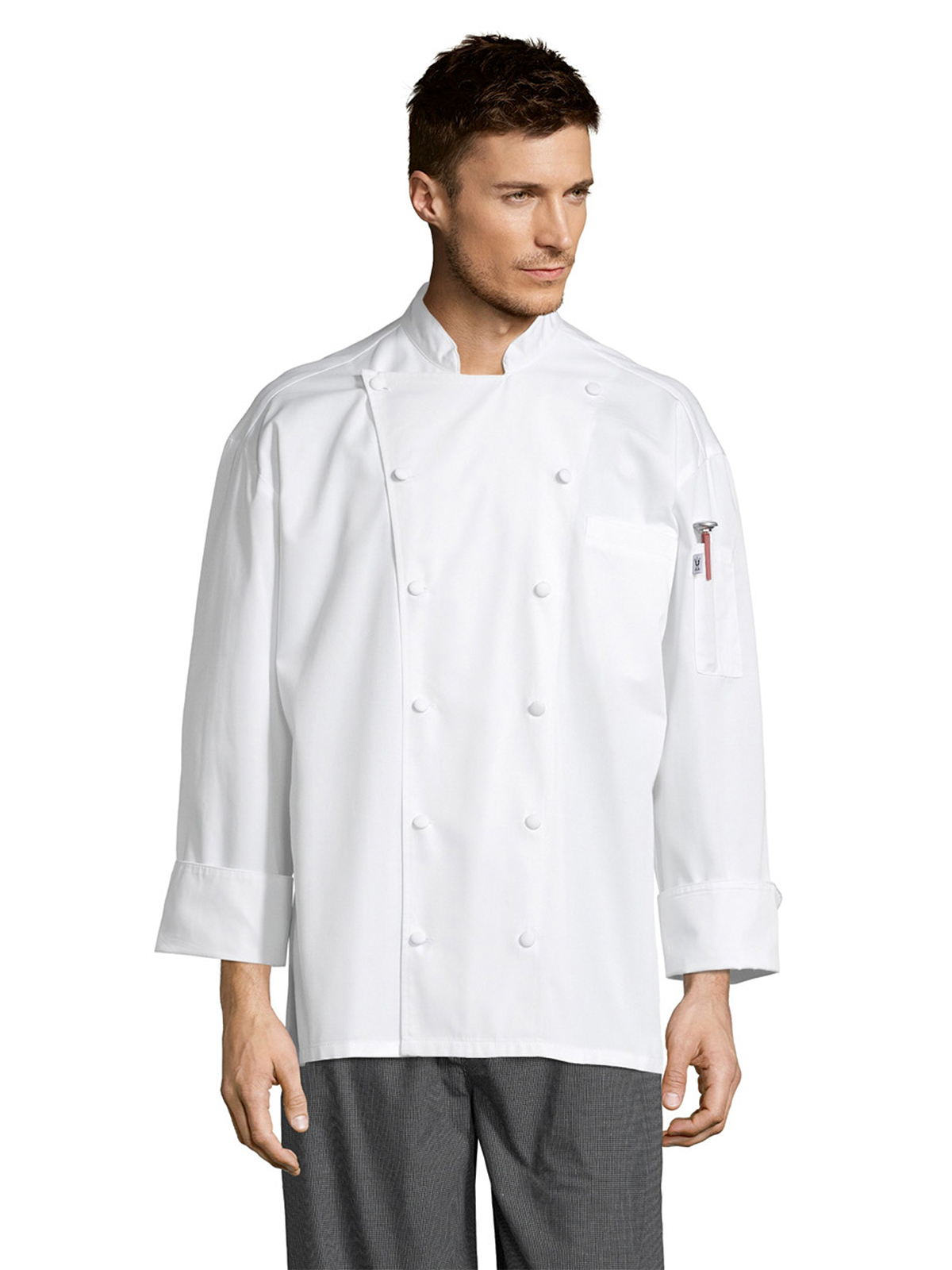 Uncommon Chef - Unisex Reversible Closure Chef Coat 3