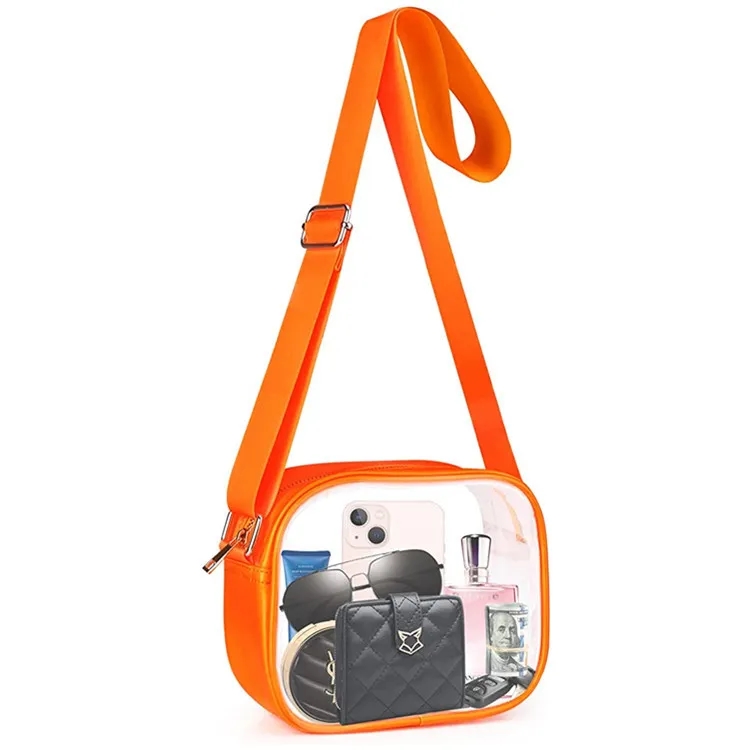Stadium Approved Clear Crossbody Bags for Concerts Sports 7
