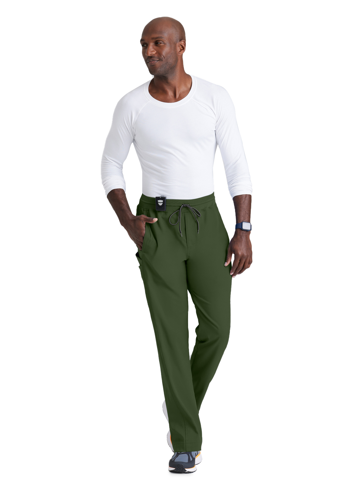Grey's Anatomy Spandex Stretch - Men's Six-Pocket Straight leg Hudson Scrub Pant 46