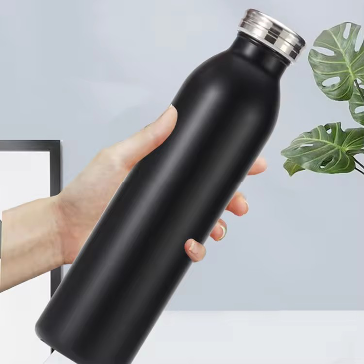 20Oz Stainless Steel Straight Portable Insulated Water Cup, custom water bottle with logo imprint 6