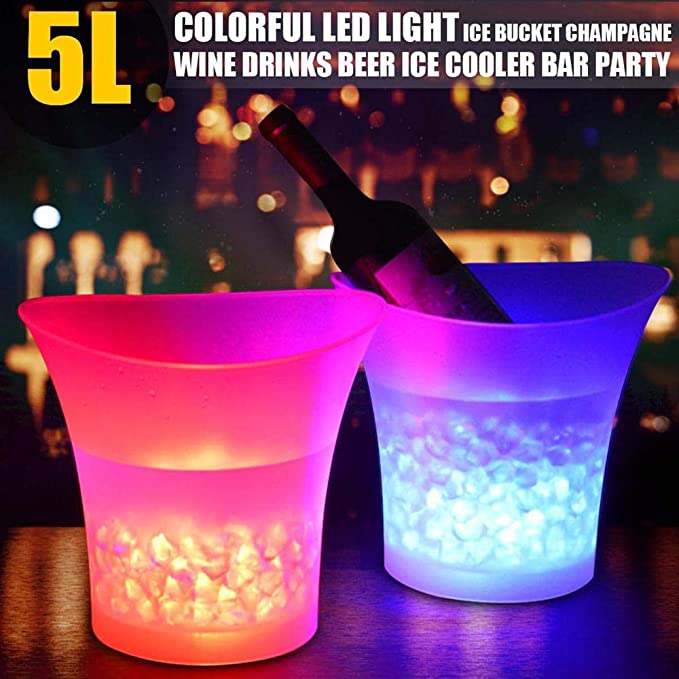 5L Large Capacity Wine Ice Bucket Drink Containers/Multi Colors 2