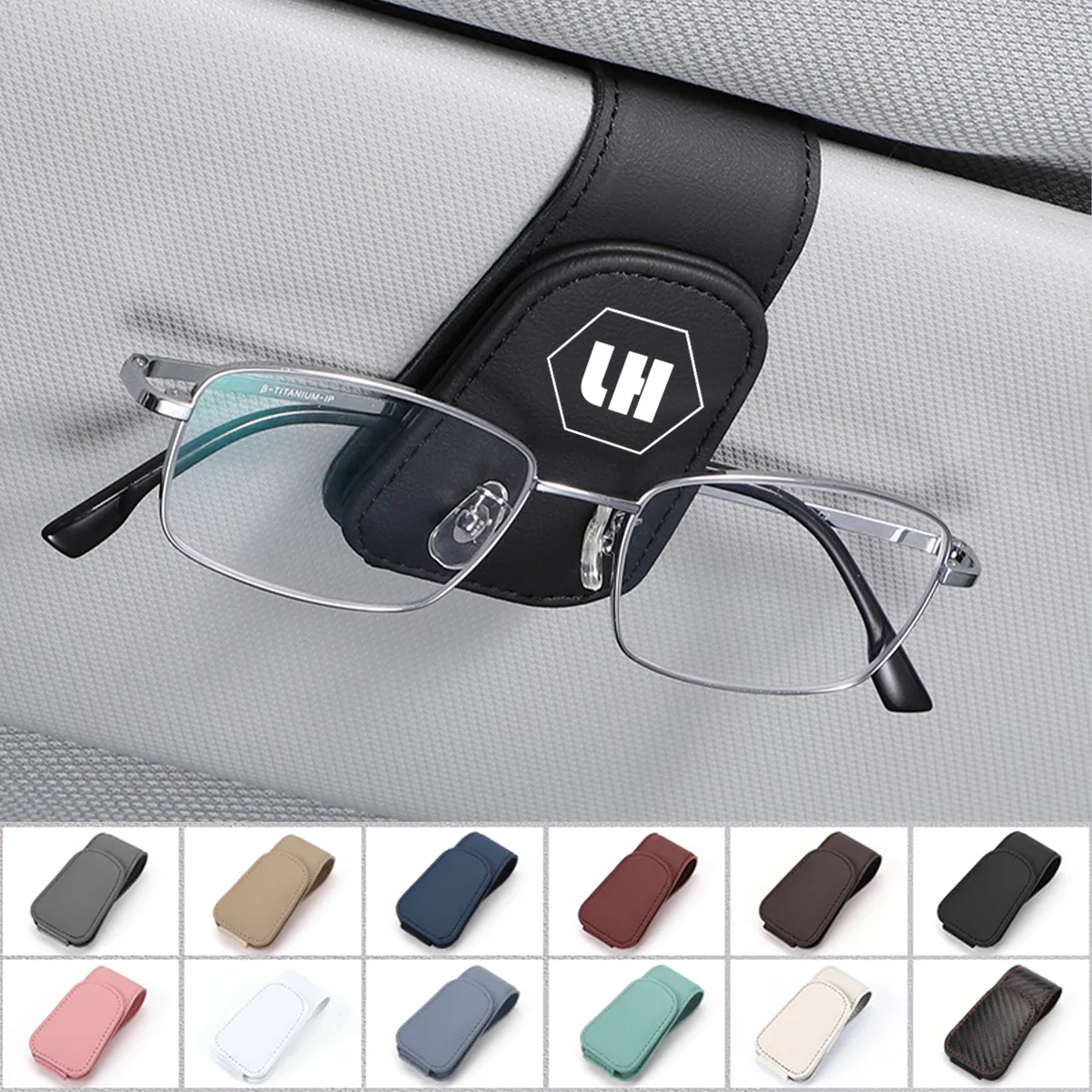 Magnetic Car Visor Sunglass Holder 2