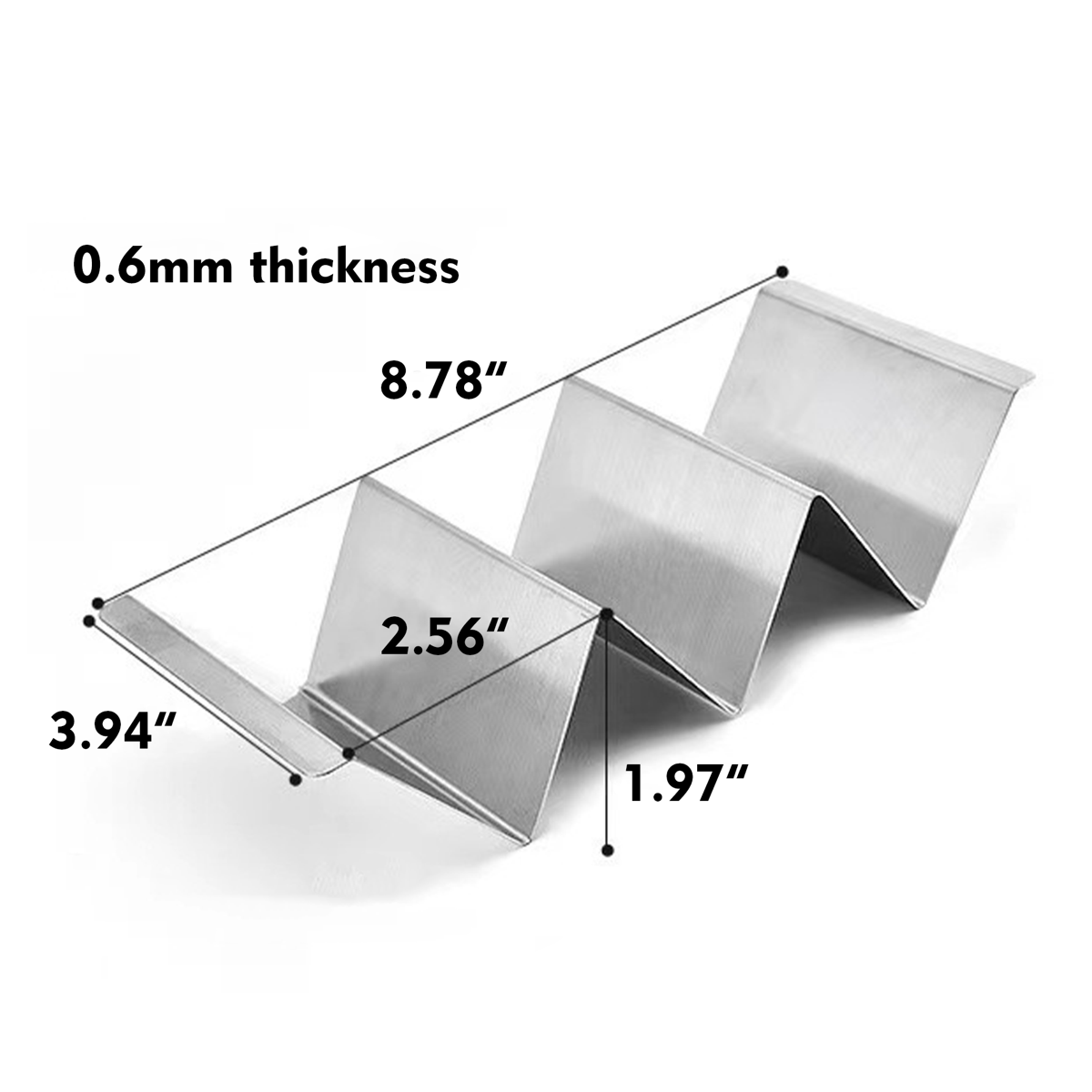 Stainless Steel Holder for Tacos 2