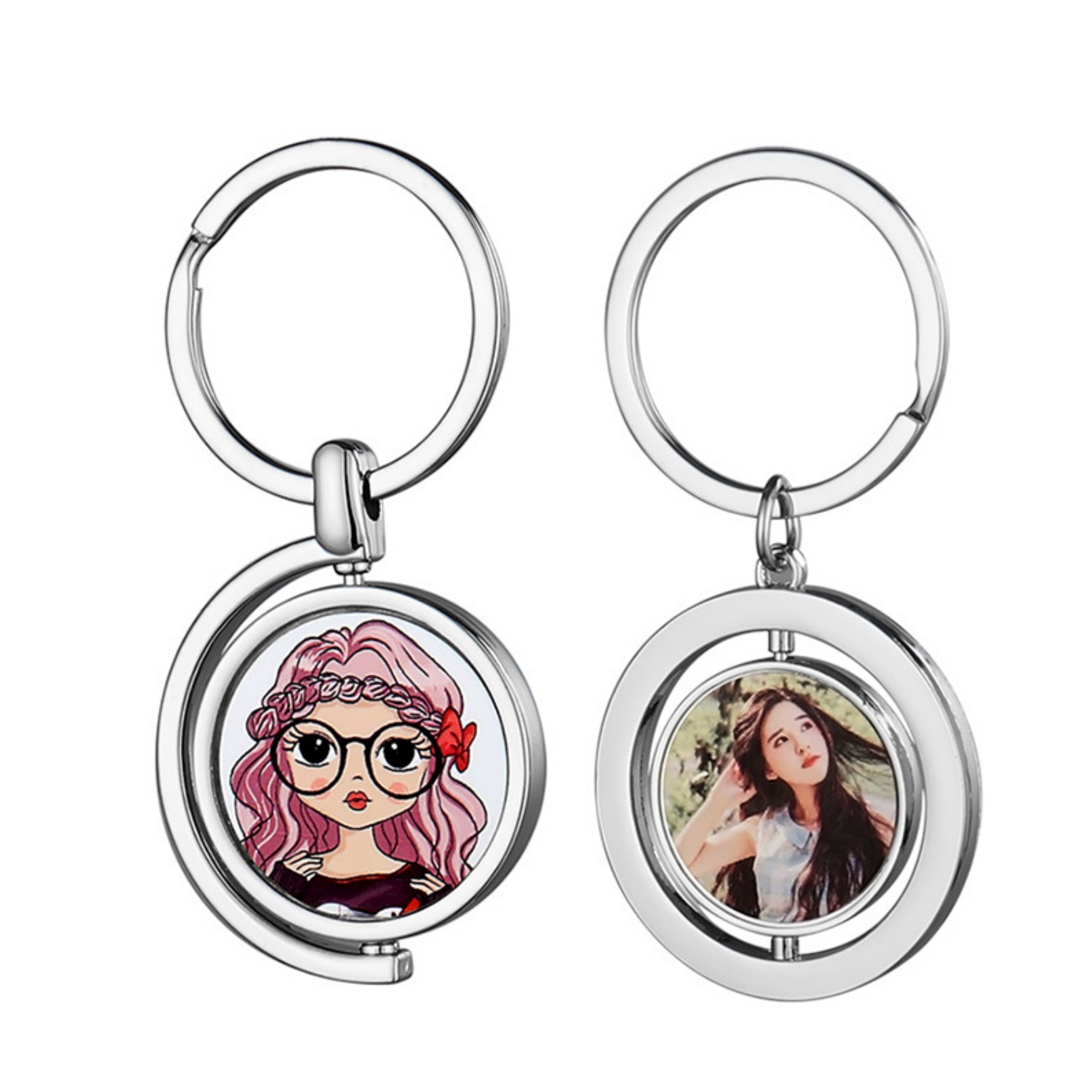 Sublimation Heat Transfer Keychain 1