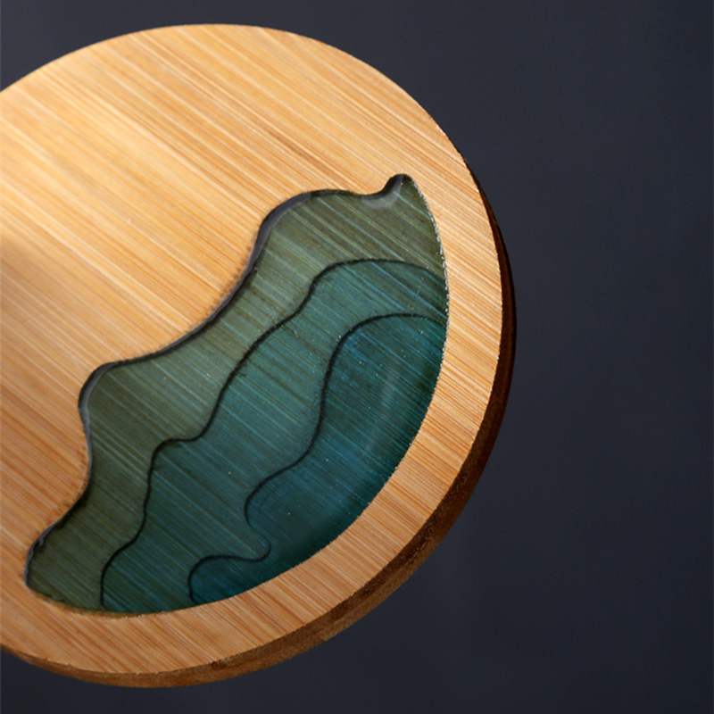 Bamboo Tea Cup Coaster 3