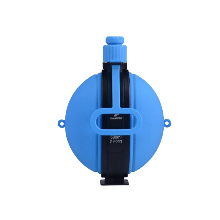 Foldable Camping Silicone Kettle With Compass 12