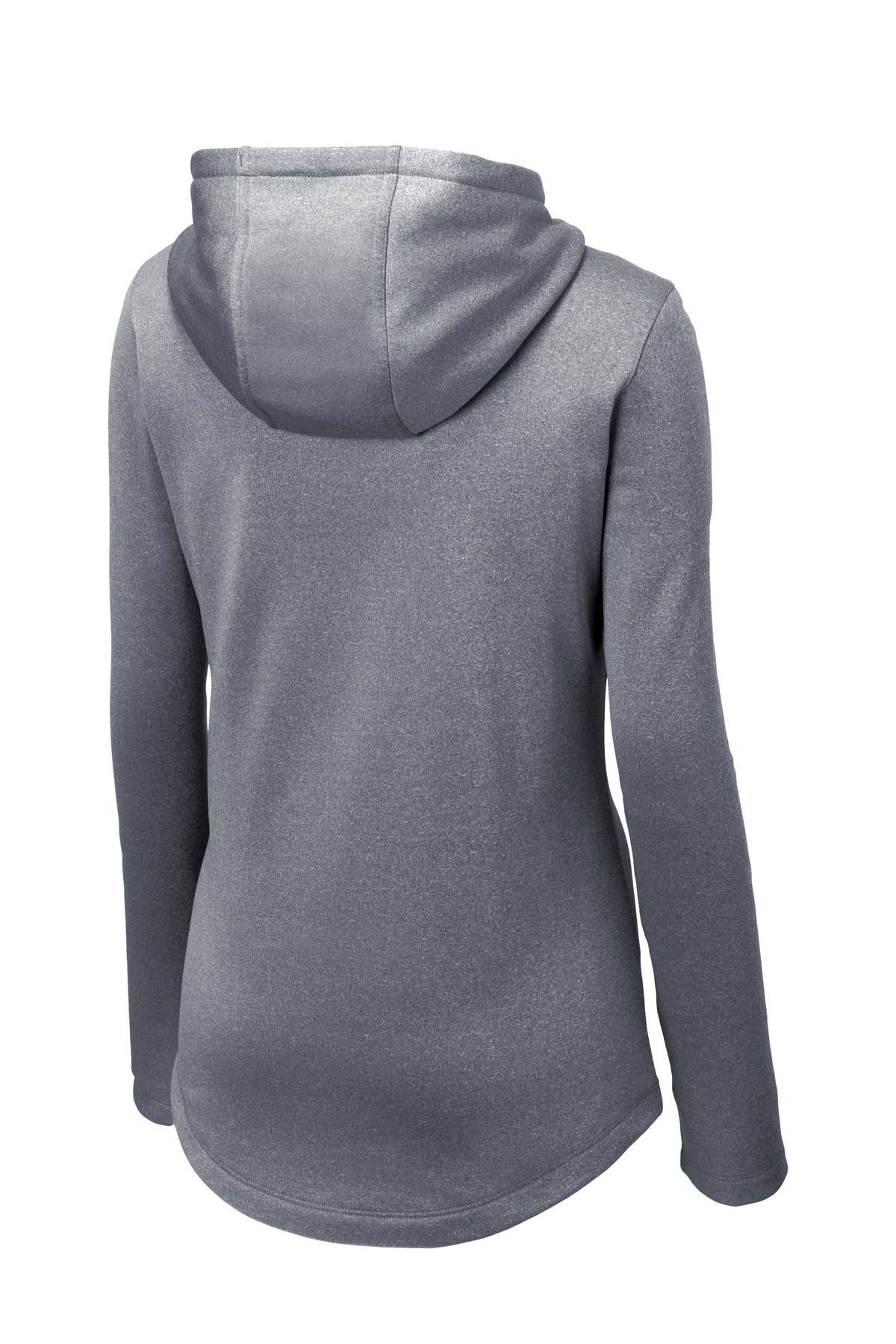 Sport-Tek Women's PosiCharge Sport-Wick Heather Fleece Hooded Pullover. LST264 16