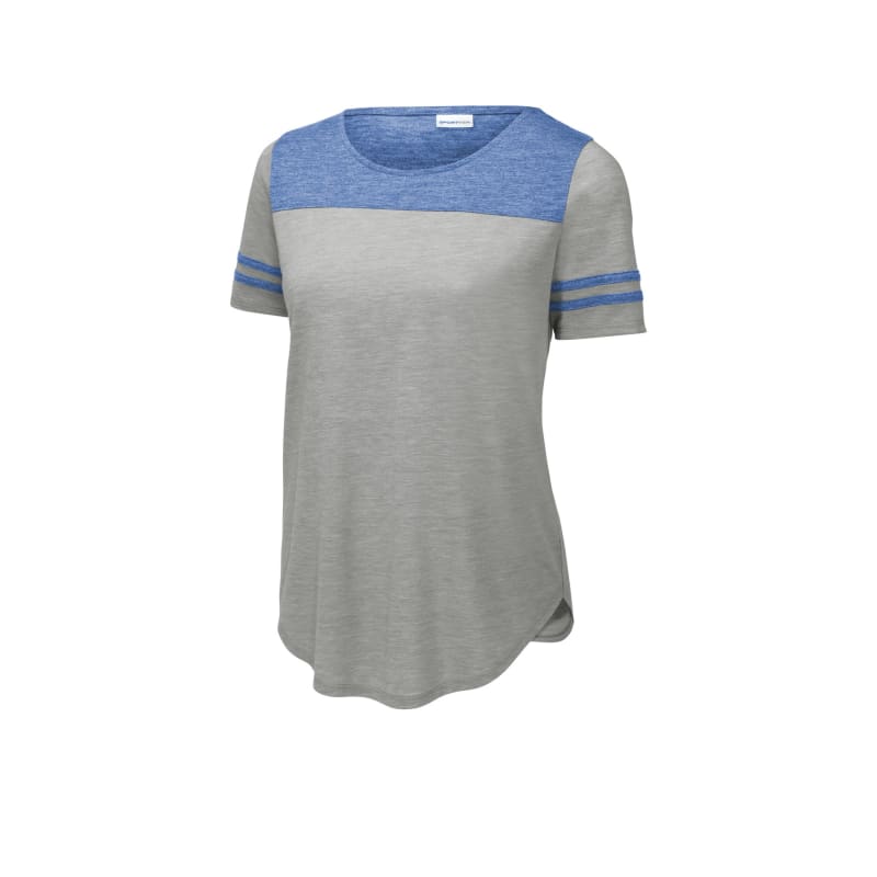 Sport-Tek Women's PosiCharge Tri-Blend Wicking Fan Tee. 22