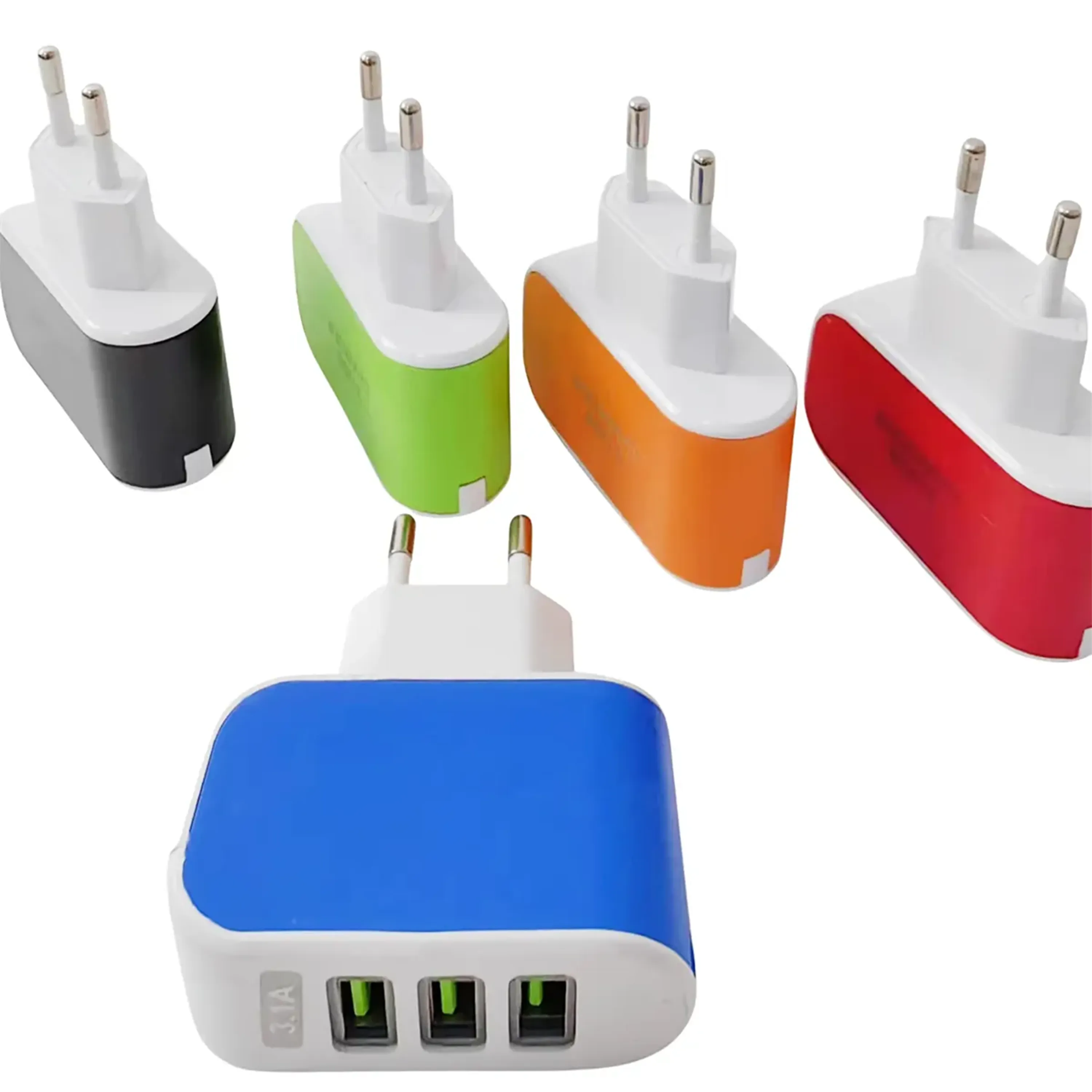 3 Ports Usb Ac Adapter Charger 6