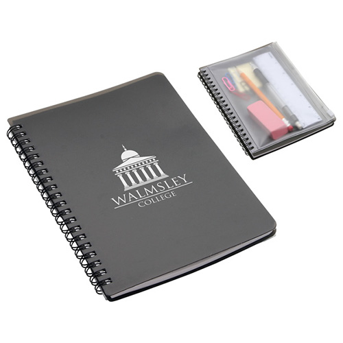 Hardcover Notebook with Pouch 10