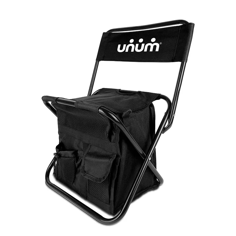 Folding Chair with 24 Can Cooler Bag & Pockets 4