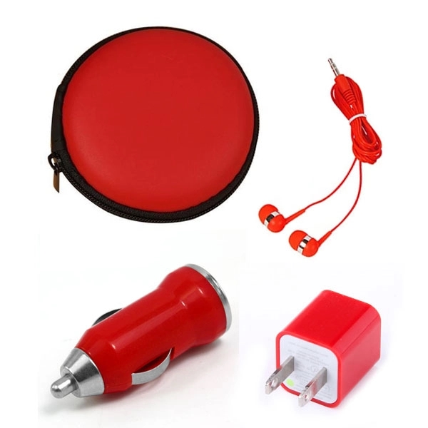 Travel Charging Kit with Earbuds 3
